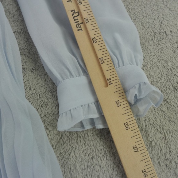 Self Portrait Dress Broderie Collar Chiffon‎ Mini - Picture 9 of 16